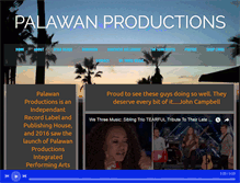 Tablet Screenshot of palawanproductions.com